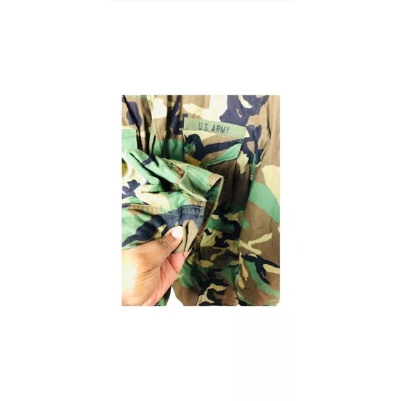 Military Cold Weather Field Coat 8415-01-099-7836 Medium Long Camo Jacket - Picture 4 of 13